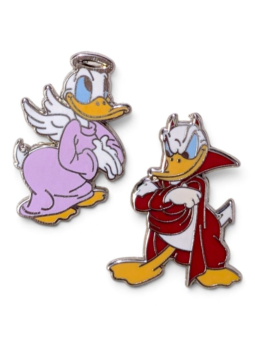 Donald Duck Disney Pins: Halloween Angel and Devil